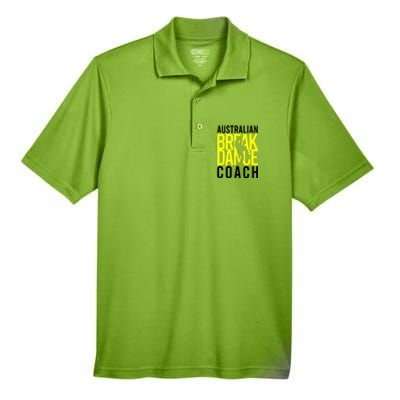 Australian Breakdance Coach Men's Origin Performance Pique Polo