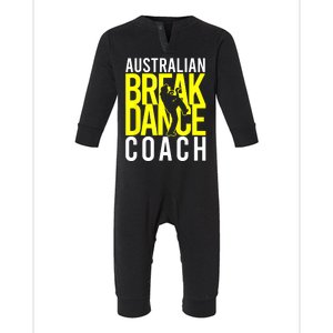 Australian Breakdance Coach Infant Fleece One Piece