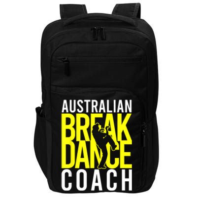 Australian Breakdance Coach Impact Tech Backpack