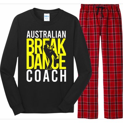 Australian Breakdance Coach Long Sleeve Pajama Set