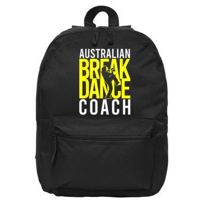 Australian Breakdance Coach 16 in Basic Backpack