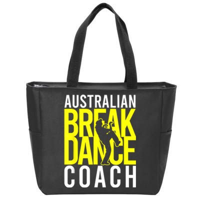 Australian Breakdance Coach Zip Tote Bag