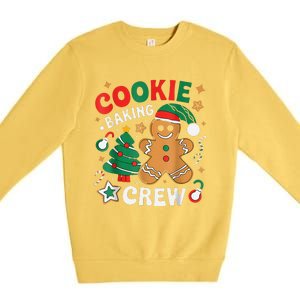 Alien & Bee Christmas Exchange Fun Xmas Cookie Baking Crew Premium Crewneck Sweatshirt