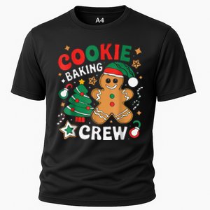 Alien & Bee Christmas Exchange Fun Xmas Cookie Baking Crew Cooling Performance Crew T-Shirt