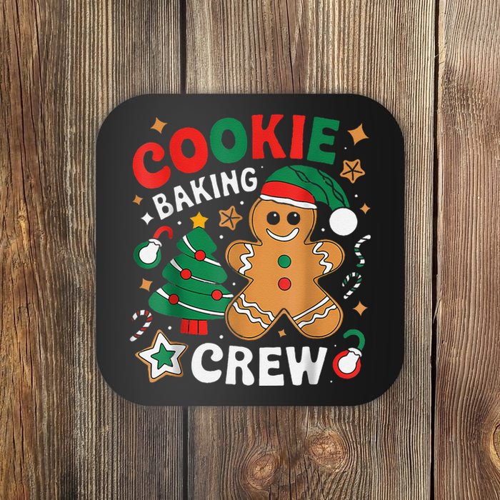 Alien & Bee Christmas Exchange Fun Xmas Cookie Baking Crew Coaster