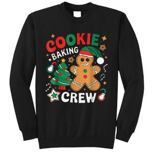 Alien & Bee Christmas Exchange Fun Xmas Cookie Baking Crew Tall Sweatshirt