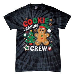 Alien & Bee Christmas Exchange Fun Xmas Cookie Baking Crew Tie-Dye T-Shirt