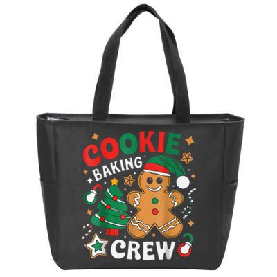 Alien & Bee Christmas Exchange Fun Xmas Cookie Baking Crew Zip Tote Bag