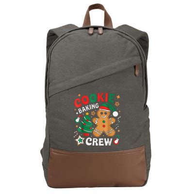 Alien & Bee Christmas Exchange Fun Xmas Cookie Baking Crew Cotton Canvas Backpack