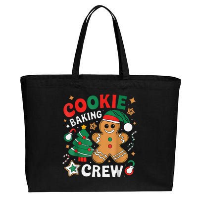 Alien & Bee Christmas Exchange Fun Xmas Cookie Baking Crew Cotton Canvas Jumbo Tote