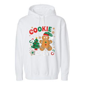 Alien & Bee Christmas Exchange Fun Xmas Cookie Baking Crew Garment-Dyed Fleece Hoodie