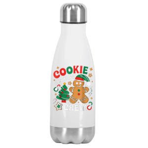 Alien & Bee Christmas Exchange Fun Xmas Cookie Baking Crew Stainless Steel Insulated Water Bottle