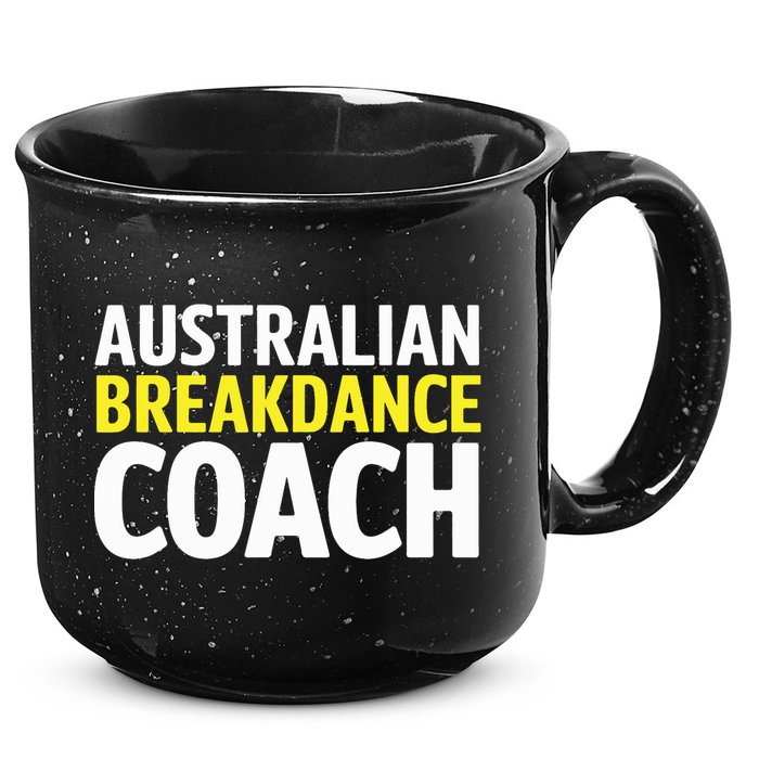 Australian Breakdancing Costume Break Dancer Coach Matching 15oz Campfire Ceramic Mug