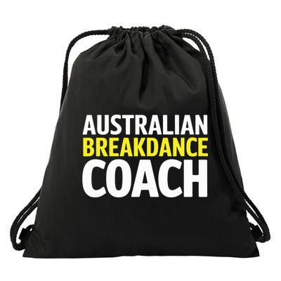 Australian Breakdancing Costume Break Dancer Coach Matching Drawstring Bag