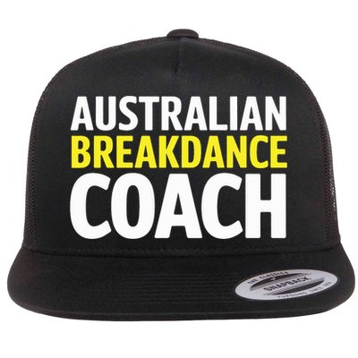 Australian Breakdancing Costume Break Dancer Coach Matching Flatbill Hat