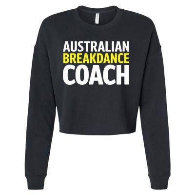 Australian Breakdancing Costume Break Dancer Coach Matching Cropped Pullover Crew