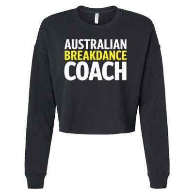 Australian Breakdancing Costume Break Dancer Coach Matching Cropped Pullover Crew