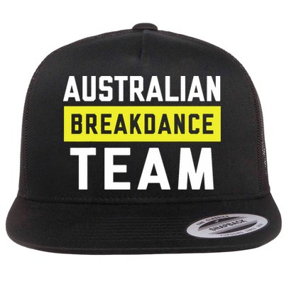 Australian Breakdancing Costume Team Break Dancer Matching Flat Bill Trucker Hat