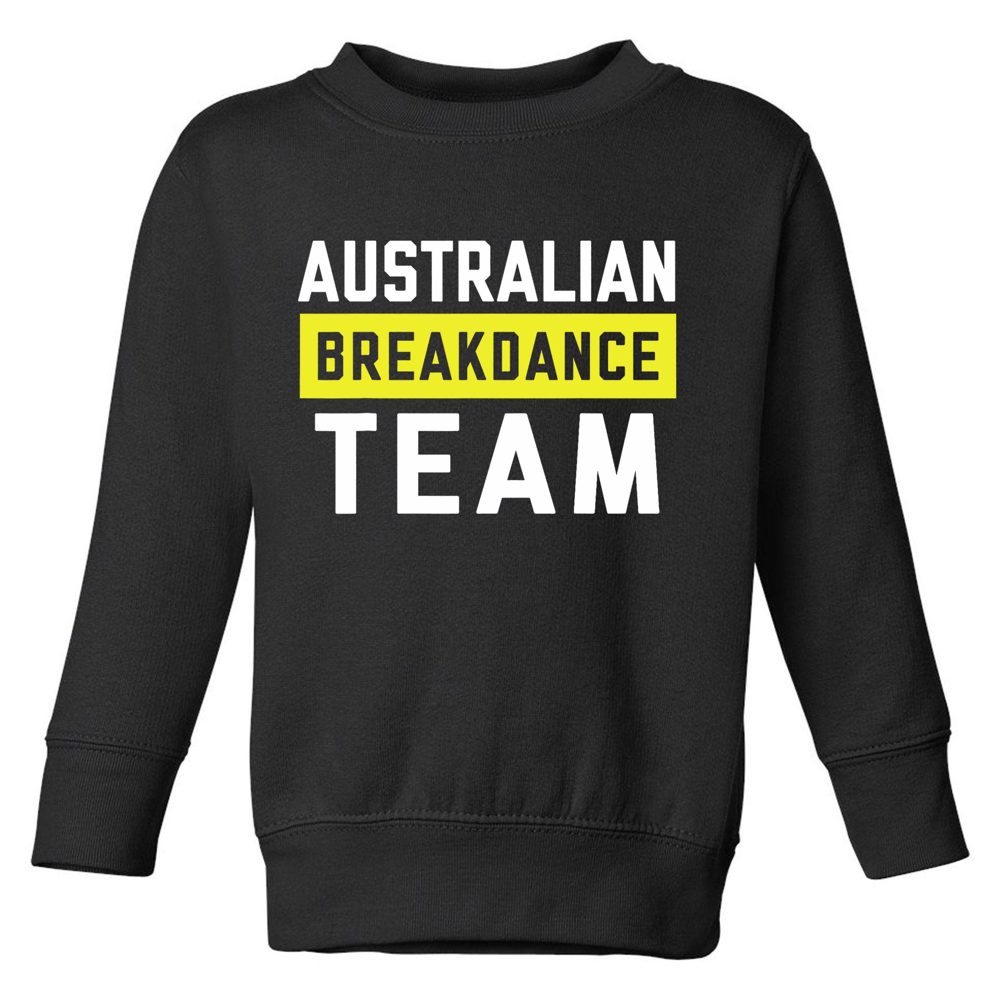 Australian Breakdancing Costume Team Break Dancer Matching Toddler Sweatshirt