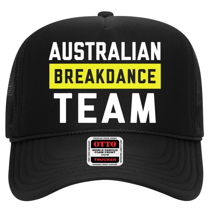 Australian Breakdancing Costume Team Break Dancer Matching Hat