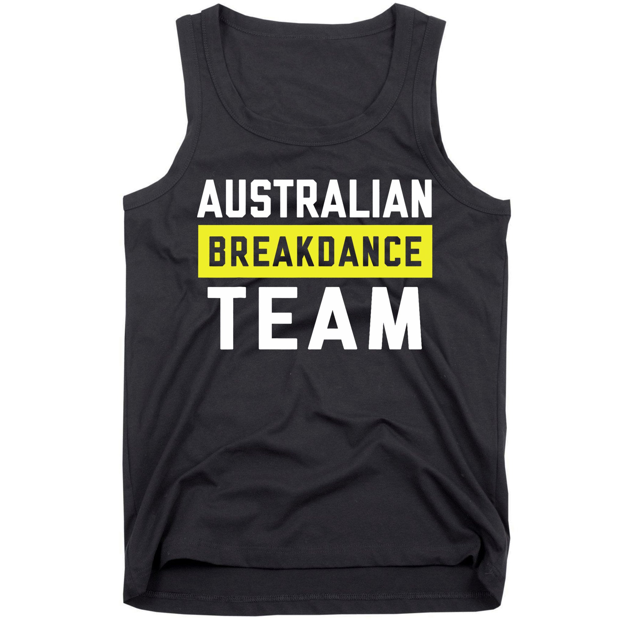 Australian Breakdancing Costume Team Break Dancer Matching Tank Top
