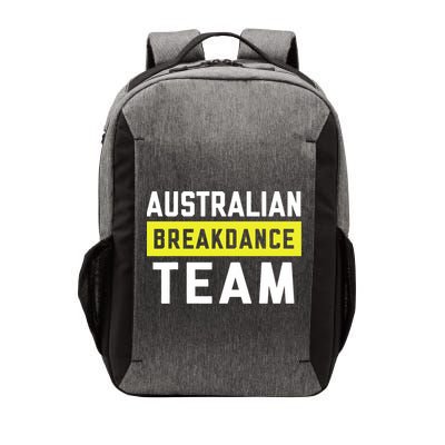 Australian Breakdancing Costume Team Break Dancer Matching Vector Backpack