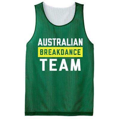 Australian Breakdancing Costume Team Break Dancer Matching Mesh Reversible Basketball Jersey Tank