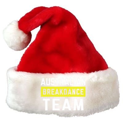 Australian Breakdancing Costume Team Break Dancer Matching Premium Christmas Santa Hat