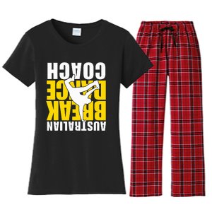 Australian Breakdance Coach Costume Women's Flannel Pajama Set