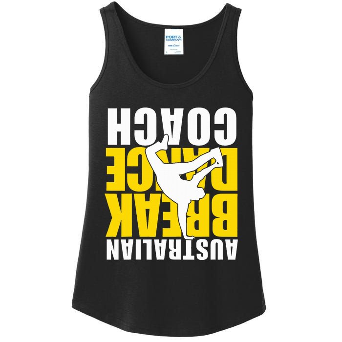 Australian Breakdance Coach Costume Ladies Essential Tank