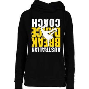 Australian Breakdance Coach Costume Womens Funnel Neck Pullover Hood