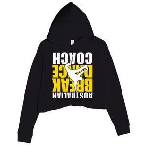 Australian Breakdance Coach Costume Crop Fleece Hoodie