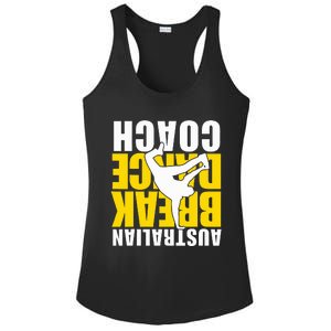 Australian Breakdance Coach Costume Ladies PosiCharge Competitor Racerback Tank