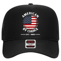 American By Choice Est 1989 High Crown Mesh Back Trucker Hat