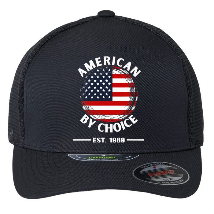 American By Choice Est 1989 Flexfit Unipanel Trucker Cap