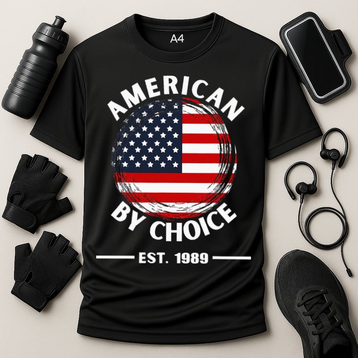 American By Choice Est 1989 Cooling Performance Crew T-Shirt