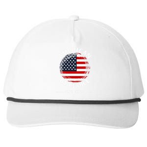 American By Choice Est 1989 Snapback Five-Panel Rope Hat