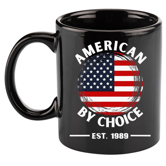 American By Choice Est 1989 11oz C Handle Ceramic Mug
