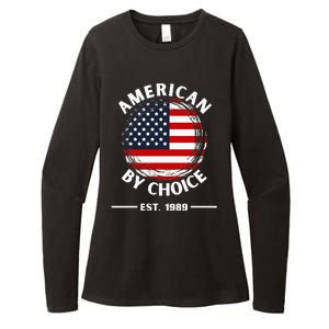 American By Choice Est 1989 Womens CVC Long Sleeve Shirt