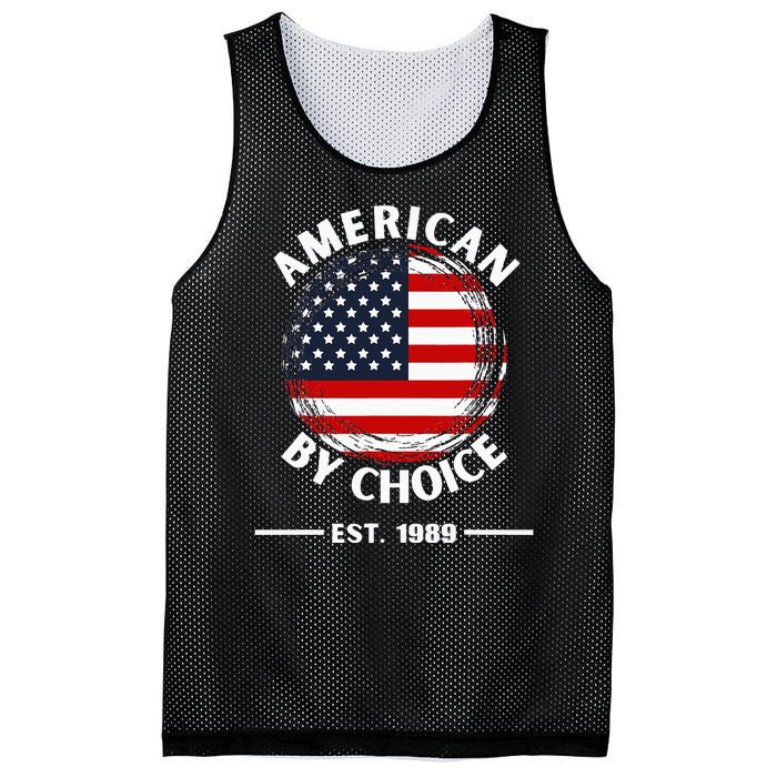 American By Choice Est 1989 Mesh Reversible Basketball Jersey Tank