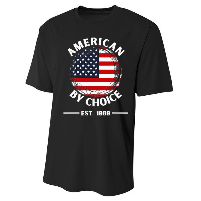 American By Choice Est 1989 Performance Sprint T-Shirt