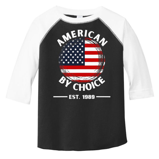 American By Choice Est 1989 Toddler Fine Jersey T-Shirt