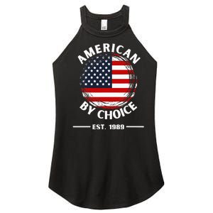 American By Choice Est 1989 Women's Perfect Tri Rocker Tank