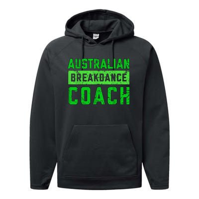 Australian Breakdancing Costume Coach Break Dancer Matching Performance Fleece Hoodie