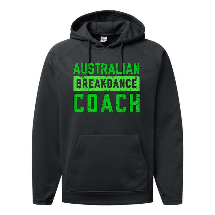 Australian Breakdancing Costume Coach Break Dancer Matching Performance Fleece Hoodie