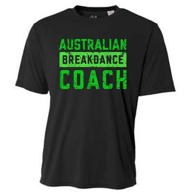 Australian Breakdancing Costume Coach Break Dancer Matching Cooling Performance Crew T-Shirt