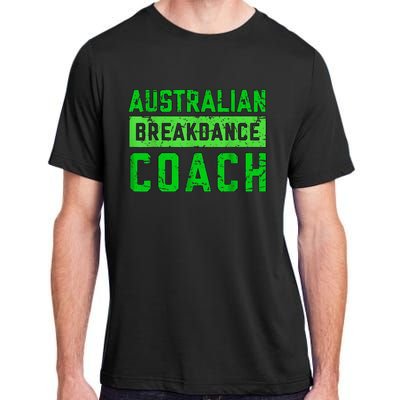 Australian Breakdancing Costume Coach Break Dancer Matching Adult ChromaSoft Performance T-Shirt