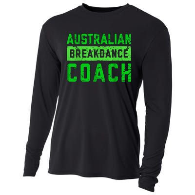 Australian Breakdancing Costume Coach Break Dancer Matching Cooling Performance Long Sleeve Crew