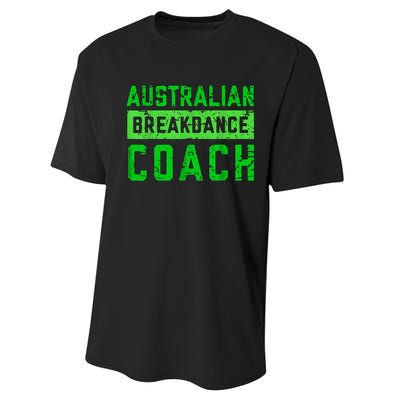 Australian Breakdancing Costume Coach Break Dancer Matching Performance Sprint T-Shirt