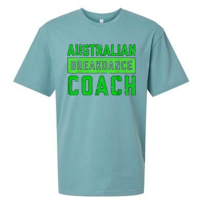 Australian Breakdancing Costume Coach Break Dancer Matching Sueded Cloud Jersey T-Shirt